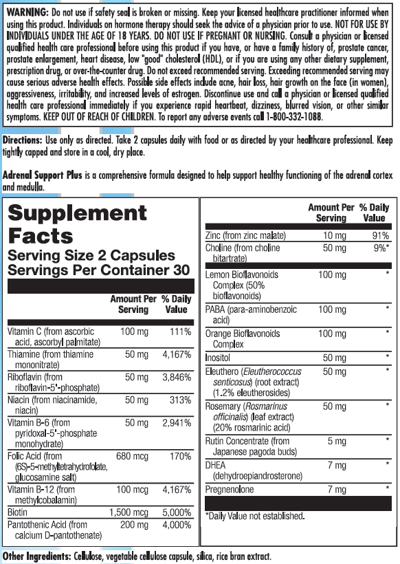 Adrenal Support Plus 60Capsules