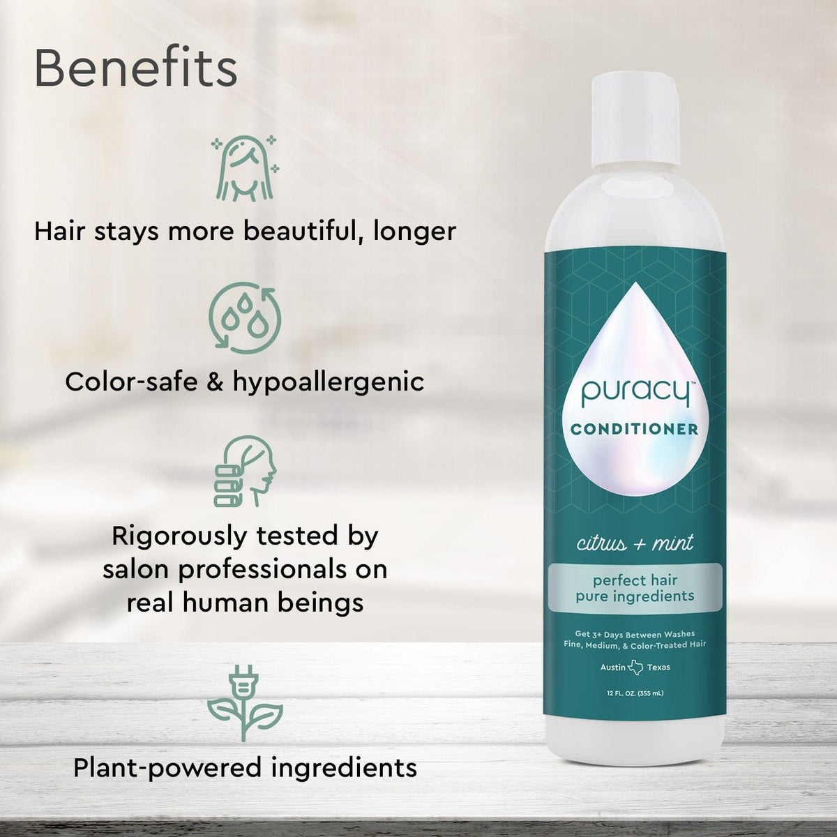 Puracy Conditioner (Silicone/Dimethicone/Sulfate Free)