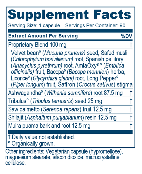 Ayu-Test Men's Hormone Health (formerly Purush) 90Veggie Caps