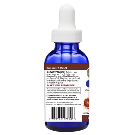 B12 (Liposomal) 2 FL OZ Drops Blood Orange