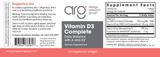 Vitamin D3 Complete Daily Balance with A and K2 120Softgels