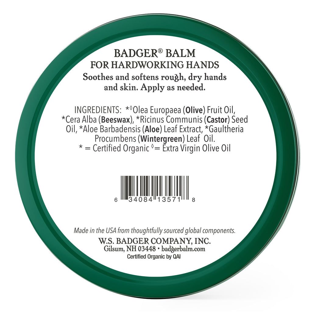 Badger Balm (For Hardworking Hands) 2 Oz Balm