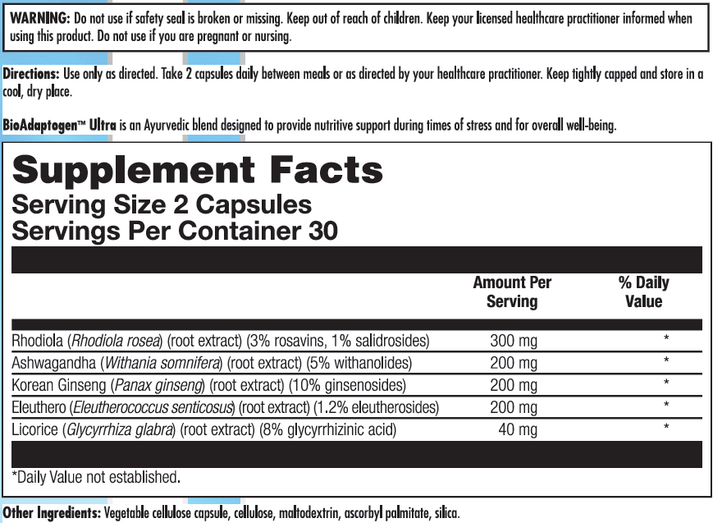 BioAdaptogen Ultra 60Capsules