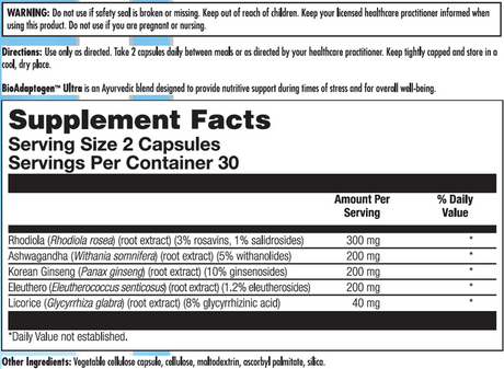 BioAdaptogen Ultra 60Capsules