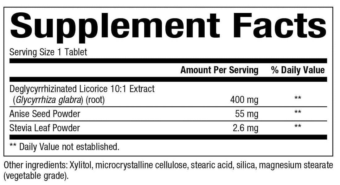 DGL 400 MG 180Chewable Tablets