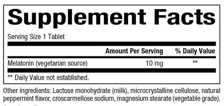 Melatonin 10 MG 180Tablets