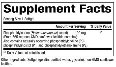 Phosphatidylserine 100 MG 60Softgels