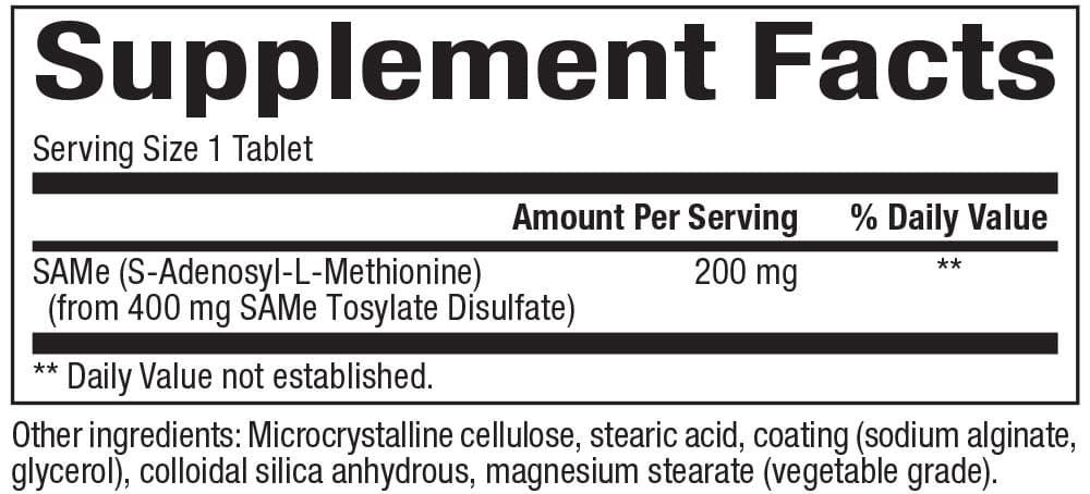 SAMe 200 MG 30Tablets