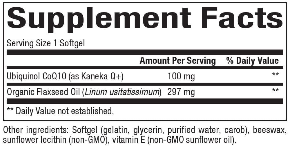Ubiquinol CoQ10 100 MG 60Softgels
