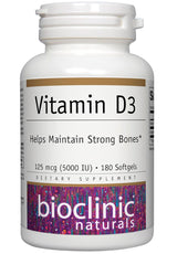 Vitamin D3 125 MCG 180Softgels