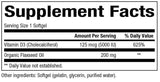 Vitamin D3 125 MCG 180Softgels