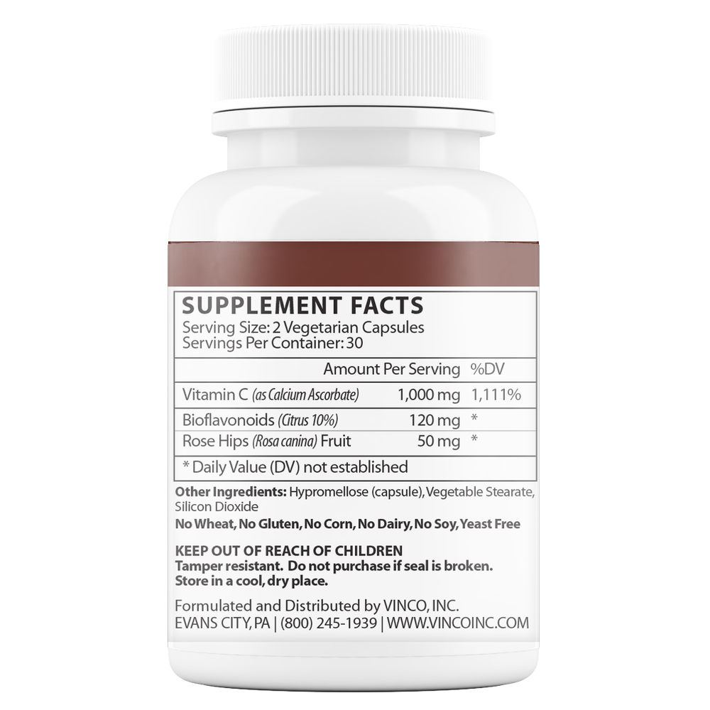 Buffered Vitamin C 1000 1000 MG 60 Veggie Caps