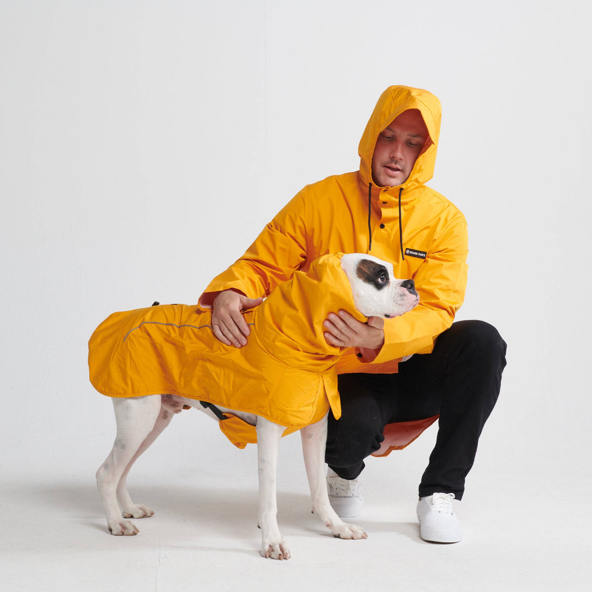 Lucky Dog Pet Company Breatheshield™ Dog Raincoat - Mustard Yellow