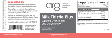 Milk Thistle Plus 120Veggie Caps