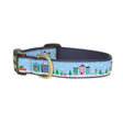 Lucky Dog Pet Company City Christmas Holiday Dog Collar: Small / Narrow