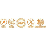 NusaPure USDA Organic Holy Basil Capsules 20:1 Extract, 350 mg 150 Vegan Caps Tulsi Holy Basil Leaf Extract 2.5% Ursolic Acid Non-GMO