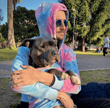 Velvet Dog Hoodie - Snow Cone