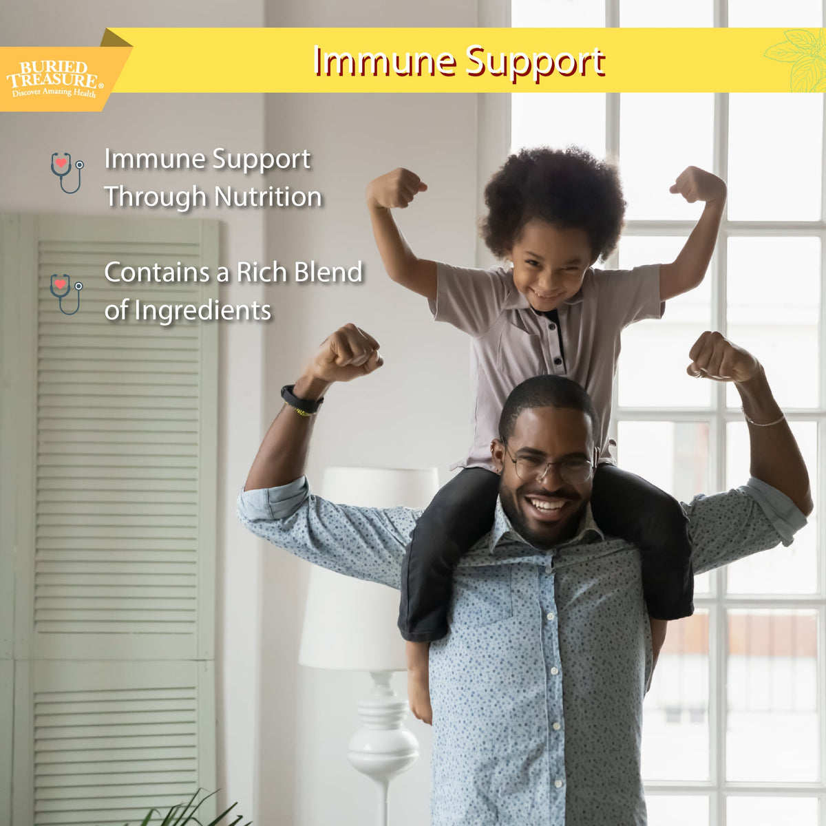 Buried Treasure Liquid Nutrients® ACF Children’s – Liquid Immune Support for Children | Raspberry Flavor | Sugar-Free