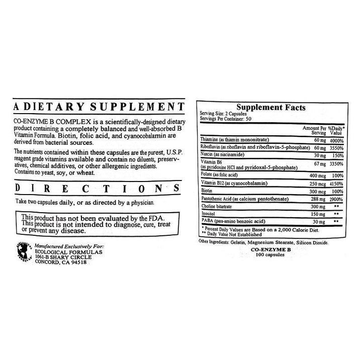 Co-Enzyme B Complex 100Capsule