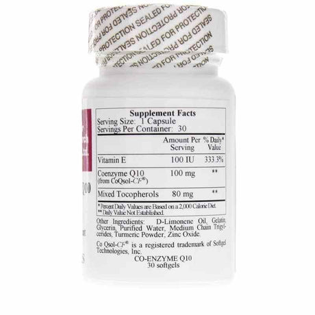 Co-Enzyme Q10 100 MG 30Softgels