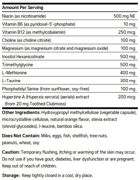 Cognitive Balance 120 Veggie Caps