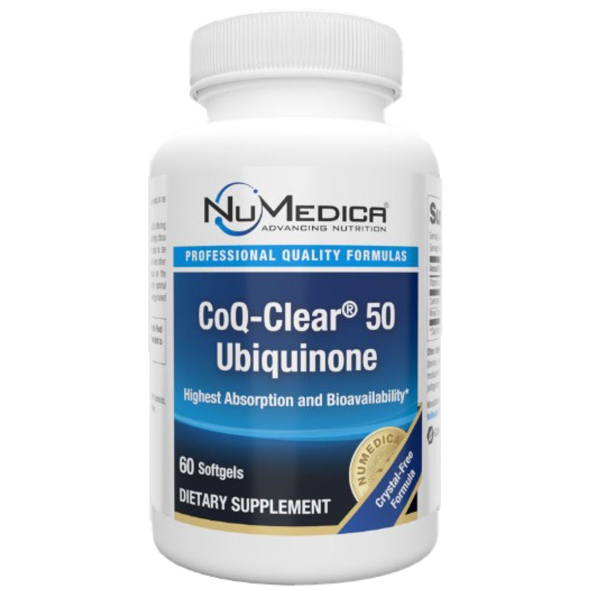 CoQ-Clear® 50 Ubiquinone (Citrus) Softgels Citrus