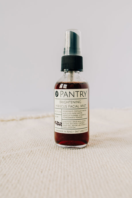 Pantry Products Brightening Hibiscus Facial Mist - Anti-Aging Toning Spray