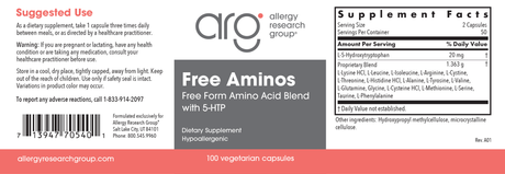 Free Aminos 100Veggie Caps