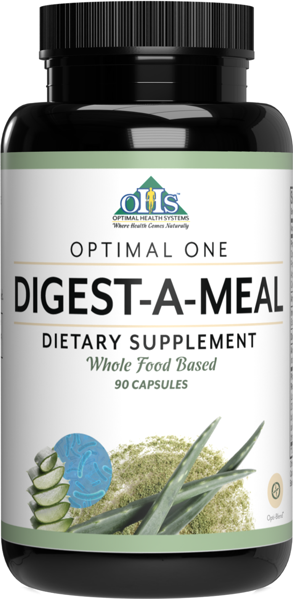 Optimal Health Systems,  Optimal 1 Digest-A-Meal 90 Capsules