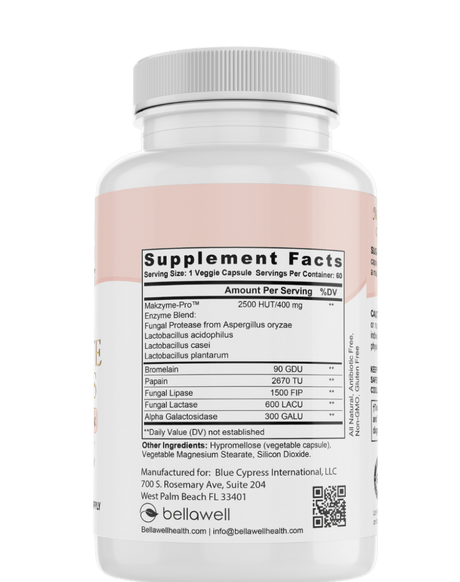 Digestive Enzymes: A Thoughtful Choice for Women's Wellness by Bellawell