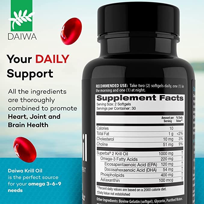 Krill Oil - 500 mg - 60 Softgels