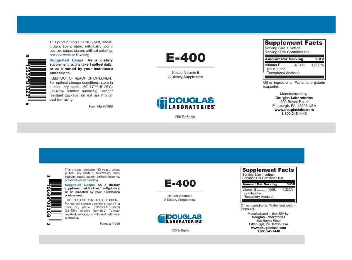 E-400 100 Softgels
