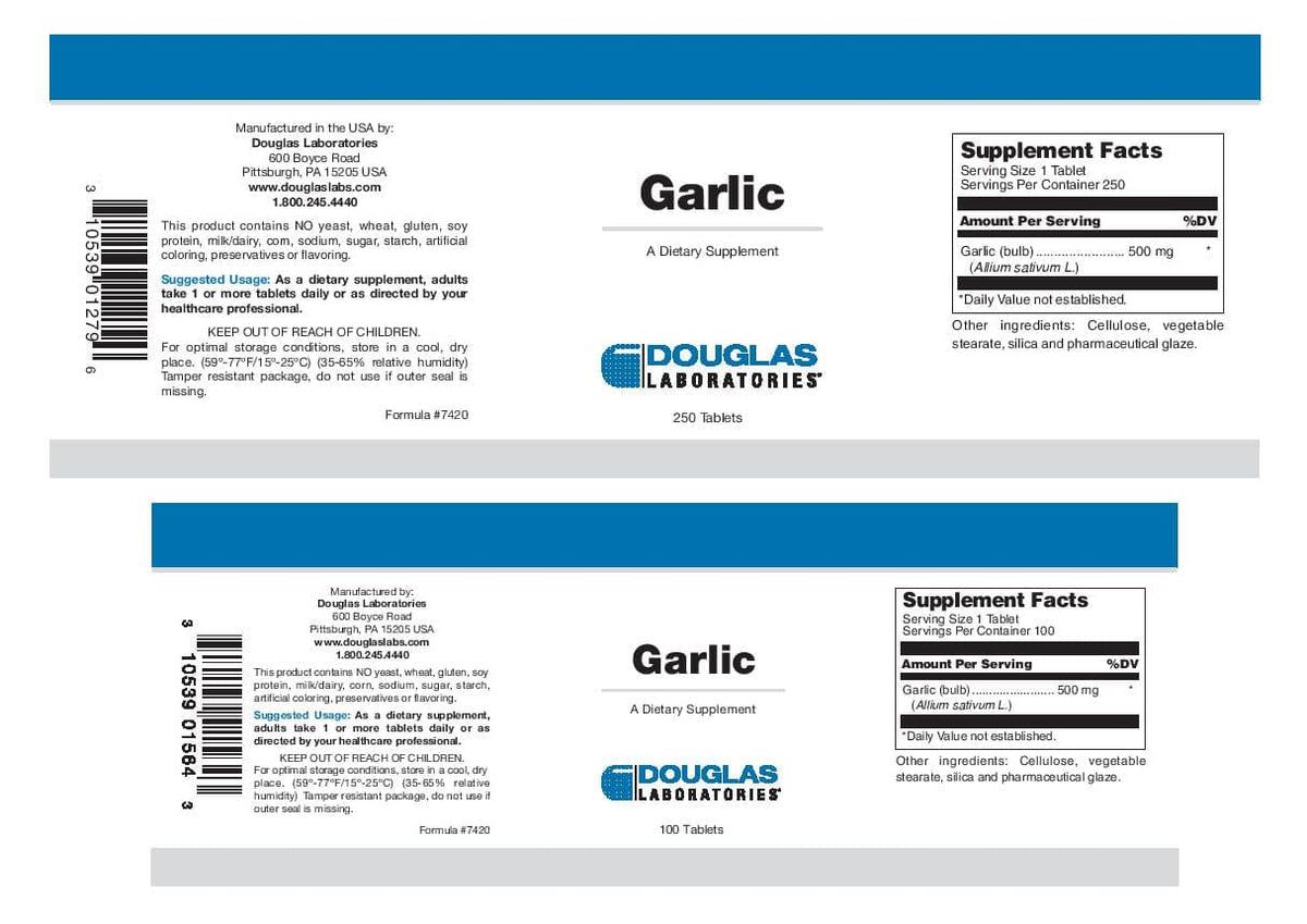 Garlic (Odorless) 100 Tablets