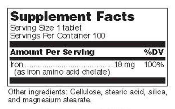 Amino-Iron 100 Tablets