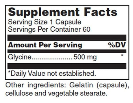 Glycine 60 Capsules