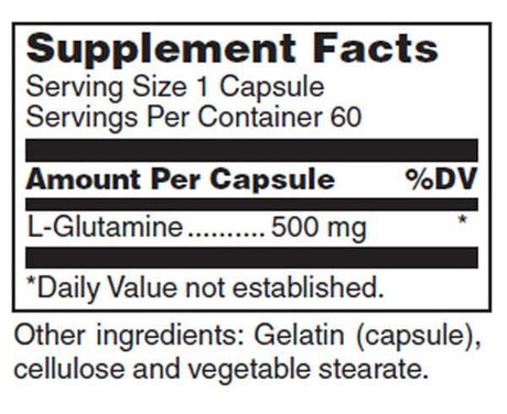 L-Glutamine 60 Capsules