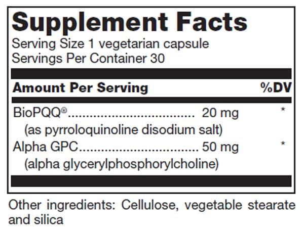 PQQ Plus 30 Veggie Caps