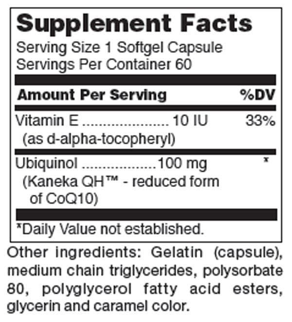 Ubiquinol-QH Softgels