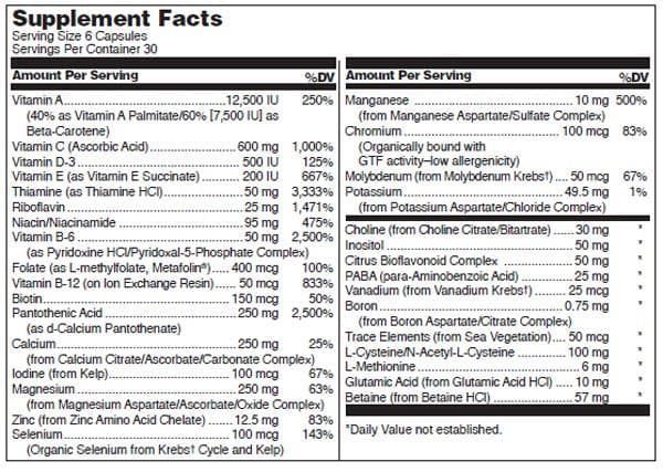 Ultra Preventive III 180 Capsules