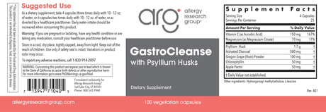 Gastro Cleanse 100Veggie Caps