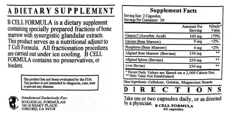 B-Cell Formula 60Capsules