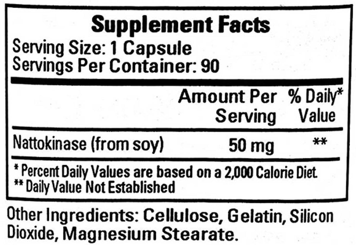Nattokinase 50 MG 90Capsules