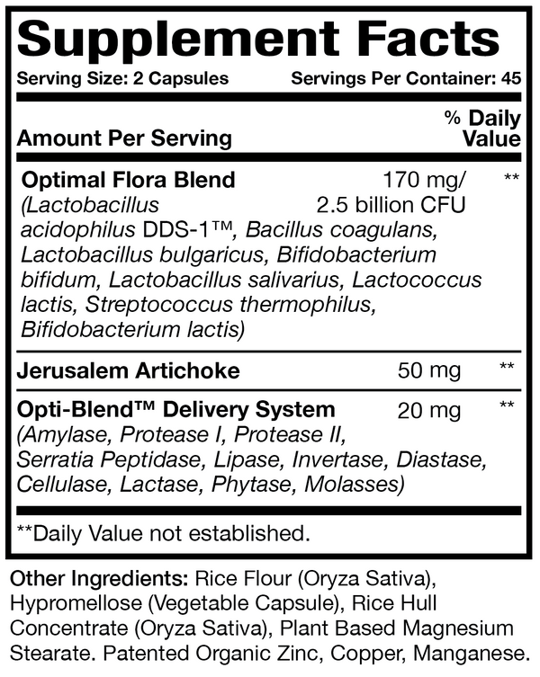 Optimal Flora Plus 90 Capsules