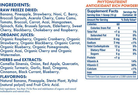 Optimal Fruit & Veggie Plus 450g Powder