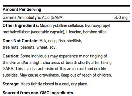 GABA 90 Veggie Caps