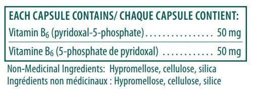 Active B6 Pyridoxal 60c (Pyridoxal-5-Phosphate)