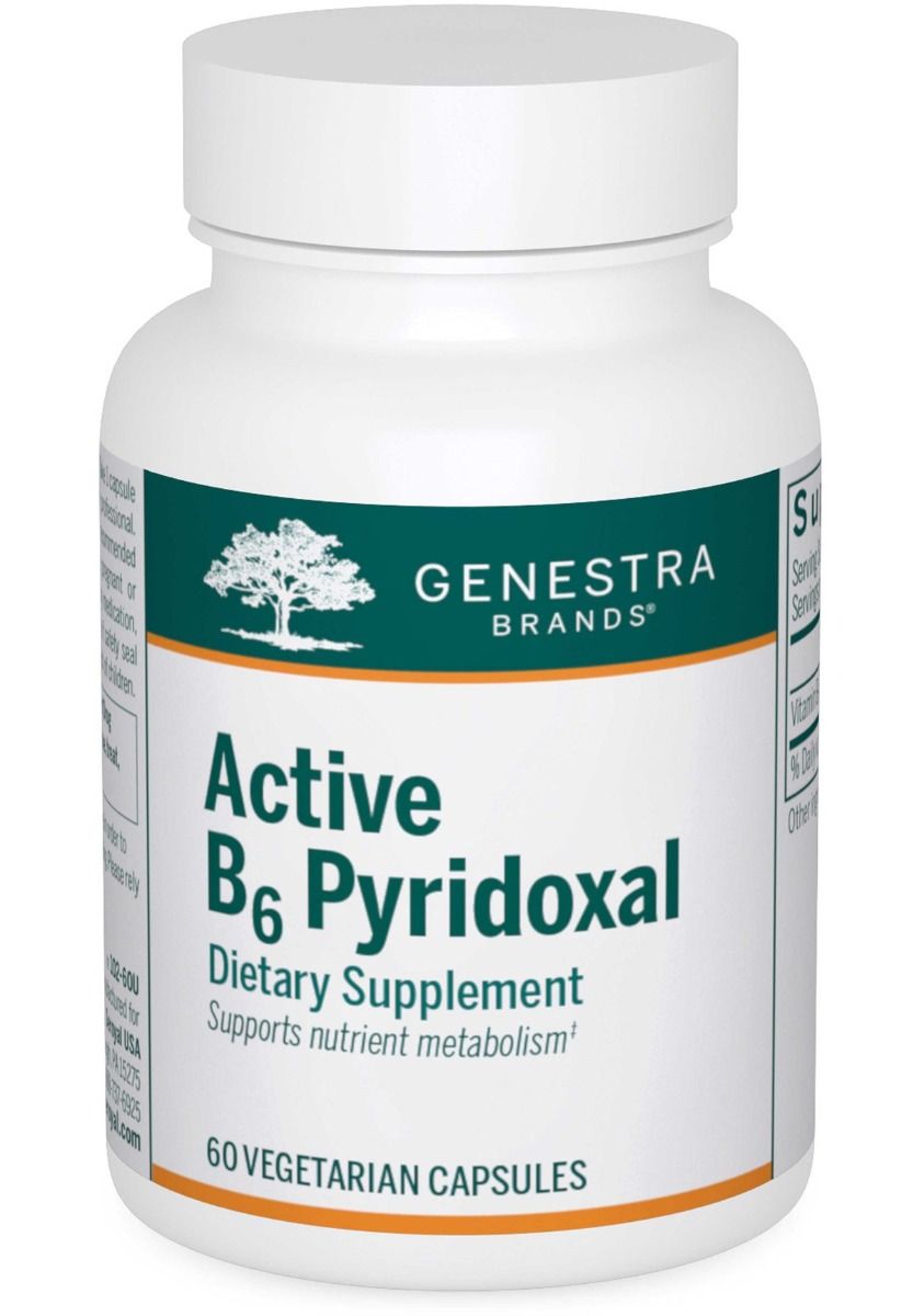 Active B6 Pyridoxal 60c (Pyridoxal-5-Phosphate)