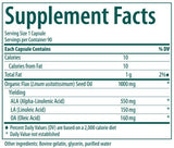 Flax Oil Capsules 90 Softgels