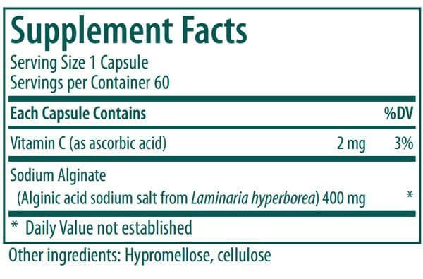 Sodium Alginate 400mg 60c