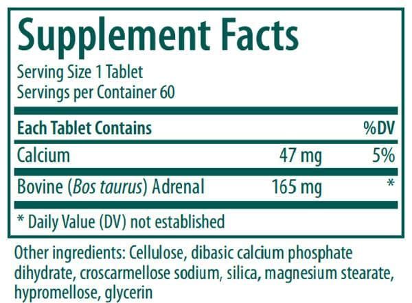 TADS Adrenal Extract 165mg 60t